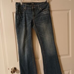 a.n.a Women's Dark Blue Boot Cut Jeans